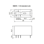 Реле RELPOL RM87N-2011-35-1024 бобина 24V DC