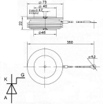 Тиристор Т2-320-8-113 320A 800V