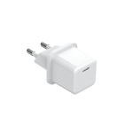 Бързо зарядно устройство 100-240V 1xUSB-C 20W PD PPS Бял
