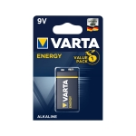 Батерия 6F22 VARTA ENERGY 9V, алкална