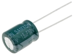 15uF 50V 10x12.5mm 130°C Кондензатор електролитен SAMXON