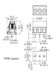 PCB КЛЕМА MB310-500M07A8101