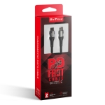 Кабел за данни DeTech DE-43Ci2, Type-C - Lightning, PD, 2.0m, черен