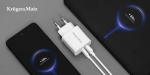 Двойно USB зарядно устройство Kruger&Matz с функция Power Delivery и Quick Charge