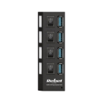 Хъб USB 3.0, 4 порта Rebel