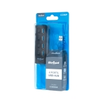 Хъб USB 3.0, 4 порта Rebel
