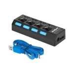 Хъб USB 3.0, 4 порта Rebel