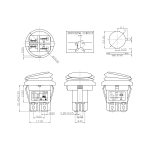 Ключ кръгъл 4 пина IP65
