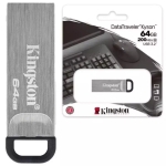 KINGSTON Flash drive (Флаш-памет) KINGSTON DataTraveler Kyson 64GB, USB 3.2 Gen 1 Сребрист