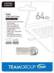 Flash drive (Флаш-памет) TEAM GROUP C222, 64GB, USB 3.2, сребриста