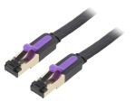 LAN Patch кабел Cat7 FTP 2m RJ45-RJ45 VENTION черен
