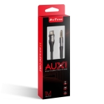 Аудио кабел DeTech DE-42iA, 3.5mm към Lightning, 1м