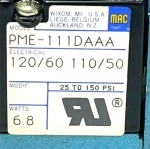 Електромагнитен пневматичен разпределител PME-111DAAA