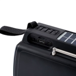 Bluetooth колонка SP HF-F51, Соларен панел, Фенер, FM радио, литиево-йонна батерия, слот