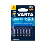 Алкална батерия VARTA LR03 LONGLIFE 6бр