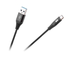 USB - USB type C кабел REBEL 100см черен
