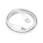 USB Type C - Lightning REBEL кабел 100см бял