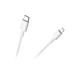USB Type C - Lightning REBEL кабел 100см бял