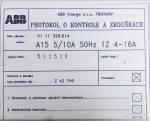 Реле ABB A15 5/10A