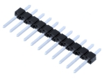 Щифтова рейка / съединител щифтов мъжки 1x11PIN прав 2.54mm THT