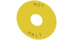 стикер ф80mm/ф22.5mm NOT-HALT