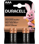 Алкална батерия ААА LR03 Duracell Basic 4бр