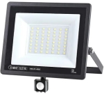 068-011-0050 Светодиоден прожектор със сензор за движение SMD LED 50W 6400K IP65 220V черен