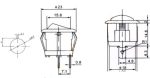 КЛЮЧ MRS-101-9 250V/6A ON-OFF