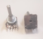 Потенциометър 100K RFT, моно, /линеен/, ос D6mm L32mm, PCB
