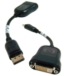 Адаптер мъжки DisplayPort - DVI-D (24+1) женски HP HPK-48409-001(A)