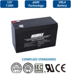 АКУМУЛАТОР HEX-A 12–7 12V/7Ah 151х65х94мм