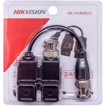 Пасивен видеотрансивър Hikvision DS-1H18S/E(C), HD Video balun к-т 2бр.