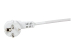 LOGILINK Захранващ кабел H05VV-F 3x0.75кв.мм. 1.5 м. с ъглов щепсел CEE 7/7 (E/F) 10A 250V бял
