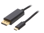 Кабел HDMI - USB тип C AKYGA , 1.8м