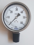 Манометър EN 837-1 WIKA 0-60bar M20 ф100мм кл.1