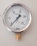 Манометър EN 837-1 WIKA 0-25bar G½ ф100мм кл.1.6