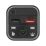 FM Трансмитер Peiying, Bluetooth, 2xUSB-A Quick Charge  5V/3A
