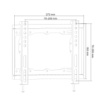 Стойка за Телевизор 13-42" LP34-22F до 35кг Cabletech