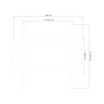 Стойка за Телевизор 26-55" LP34-44F Cabletech