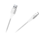 Кабел USB - USB Type-C REBEL 1м бял