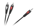 Кабел 3.5 мъжки стерео  жак  - 2RCA, Cabletech Eco-Line
