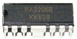 KA2206B dual 2.3W 9V 4 Ohm audio aplifier