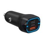 Зарядно за телефон  12V/24V, USB PD 20W +  QC3.0 18W USB-A + Type-C