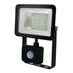 068-011-0020 Светодиоден прожектор със сензор за движение SMD LED 20W 2200Lm 6400K IP65 220V черен
