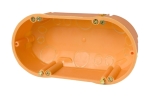 Конзола за гипсокартон двойна 2x68/d47mm, оранжева, PP