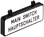 Main switch Hauptschalter