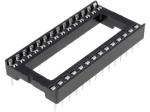 Цокли за интегрални схеми DIL с растер 2,54 mm ЦОКЪЛ ЗА ИС 28 PIN