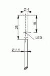 Миниатюрни индуктивни датчици Ф4мм DW-AD-403-04